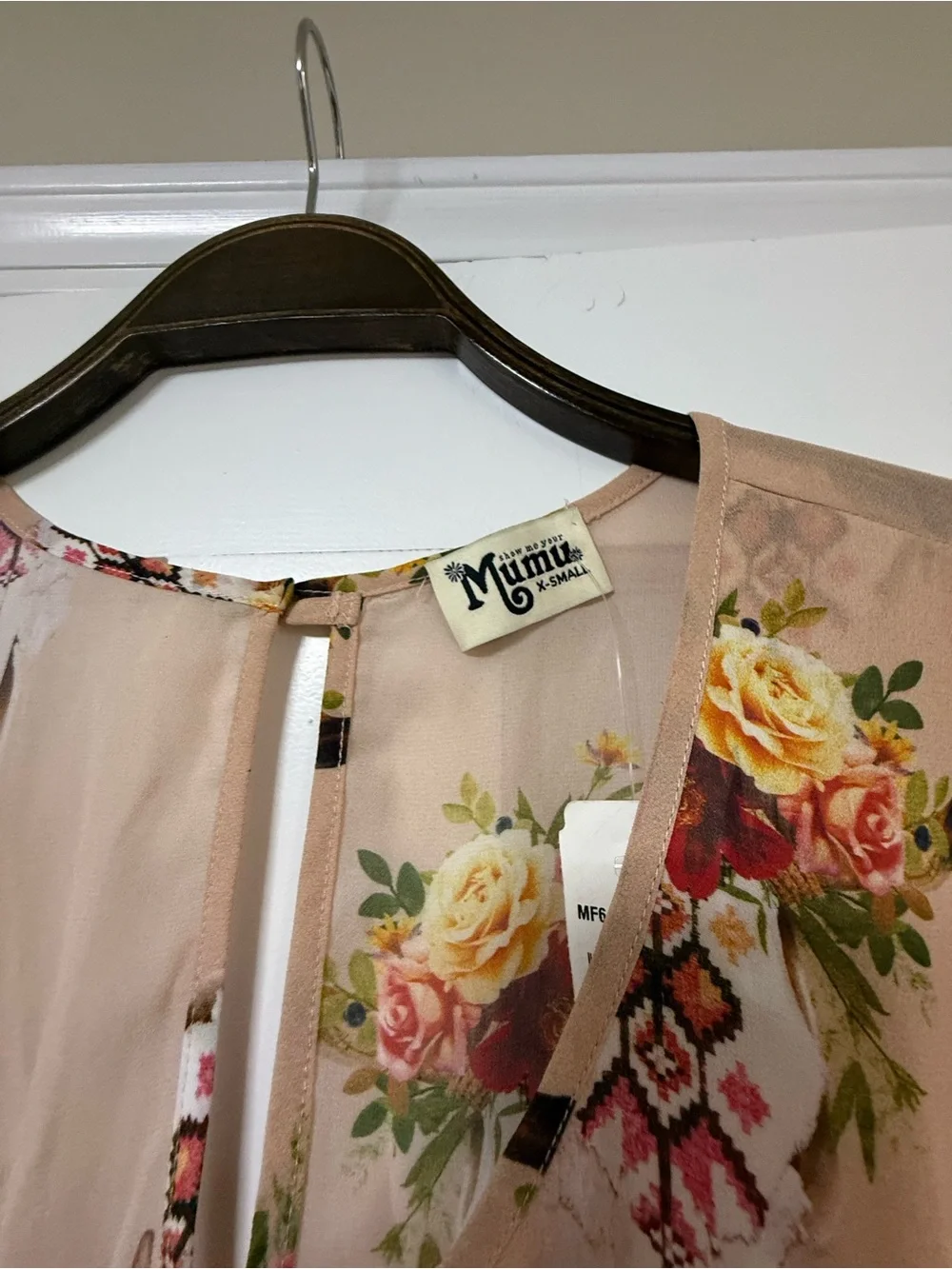 Show Me Your MuMu Blush Floral Keyhole Romper